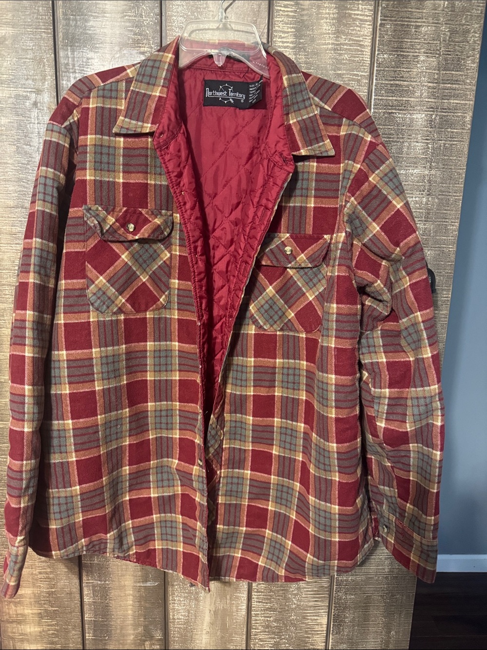 Northwest territory flannel quilted jacket